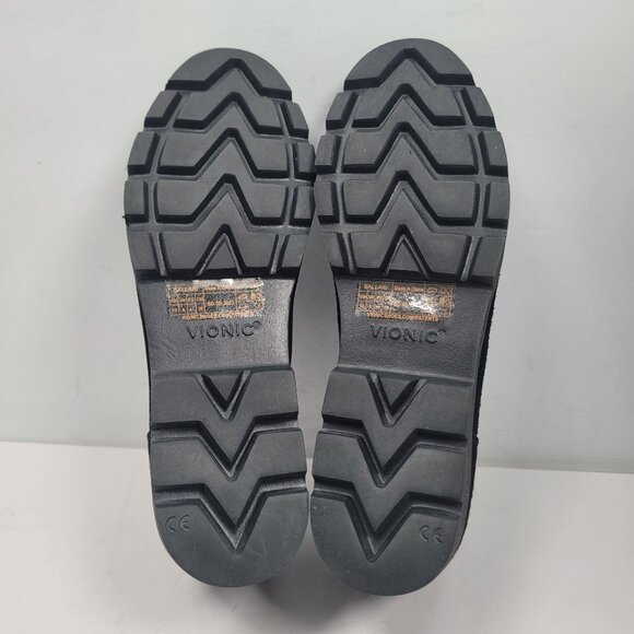 Vionic Ballari Women's Black Suede Oxford Lace Up Loafers US Size 10 - Picture 7 of 8